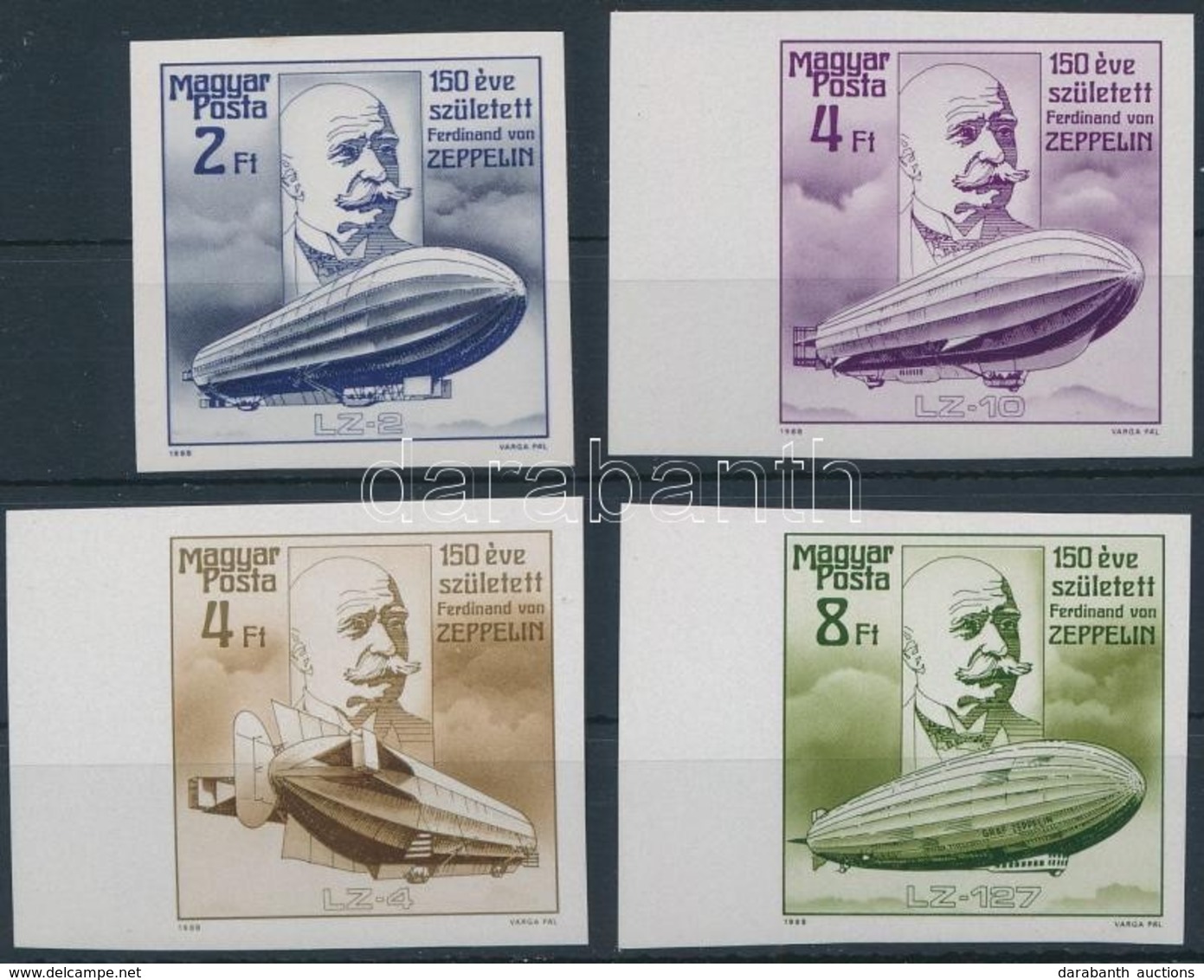 ** 1988 Ferdinand Von Zeppelin Vágott Sor (4.500) - Other & Unclassified