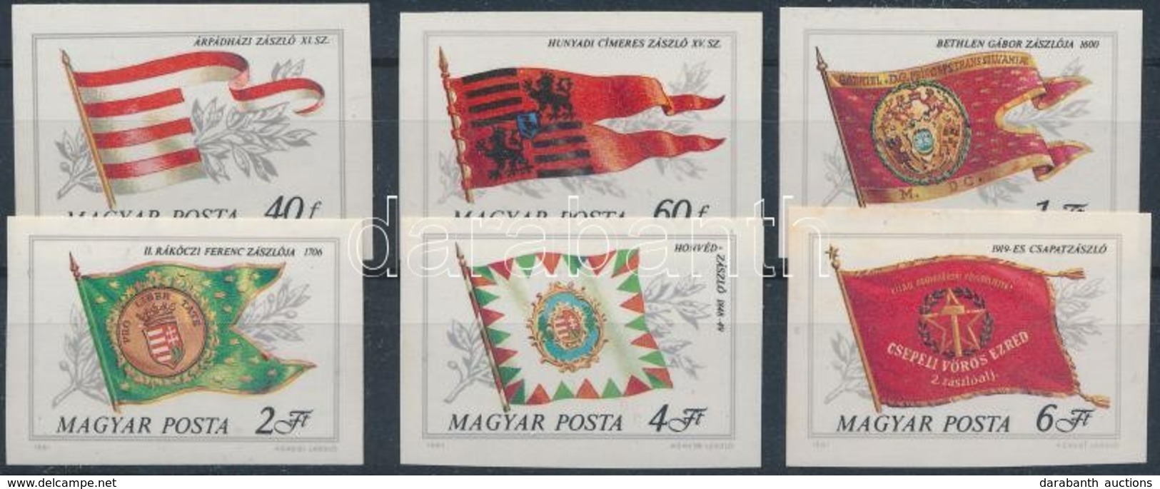 ** 1991 Zászlók Vágott Sor (4.000) - Other & Unclassified