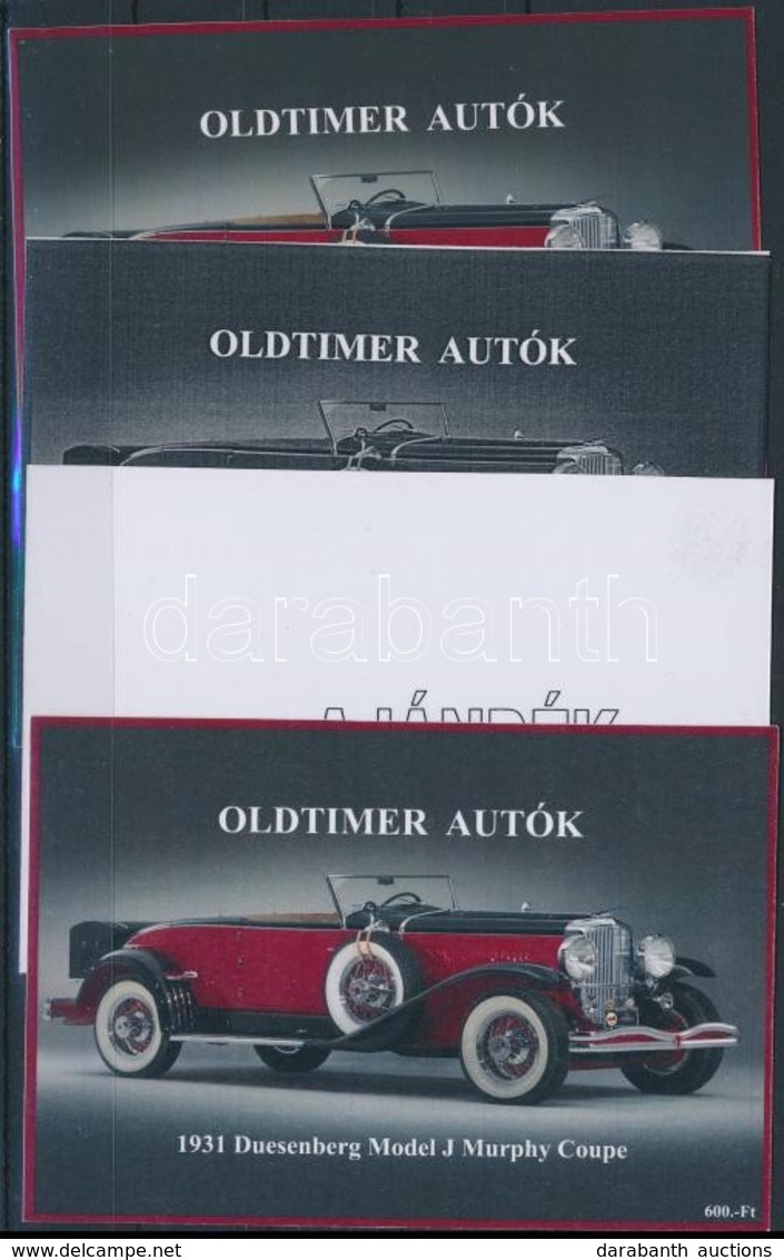 ** 2014/06 Old Timer 4 Db-os Emlékív Garnitúra (28.000) - Other & Unclassified