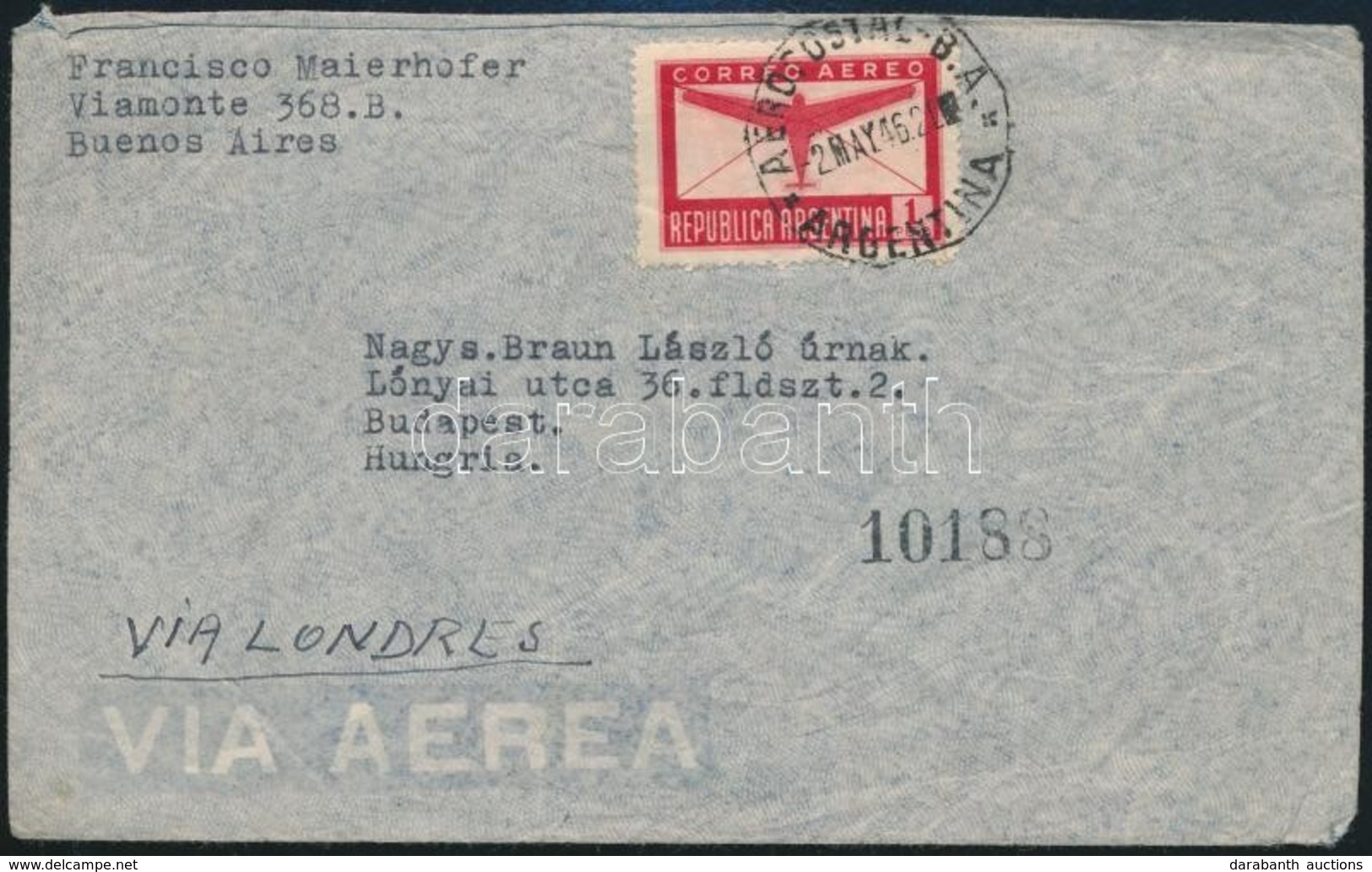 Argentína 1946 - Other & Unclassified