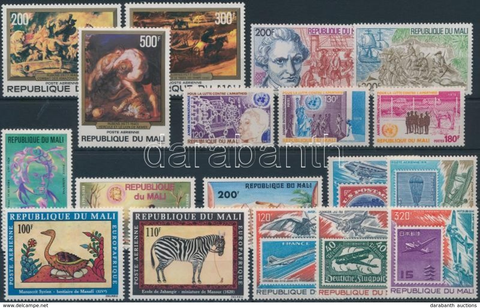 ** Mali 1978 6 Sor + 1 Bélyeg - Other & Unclassified