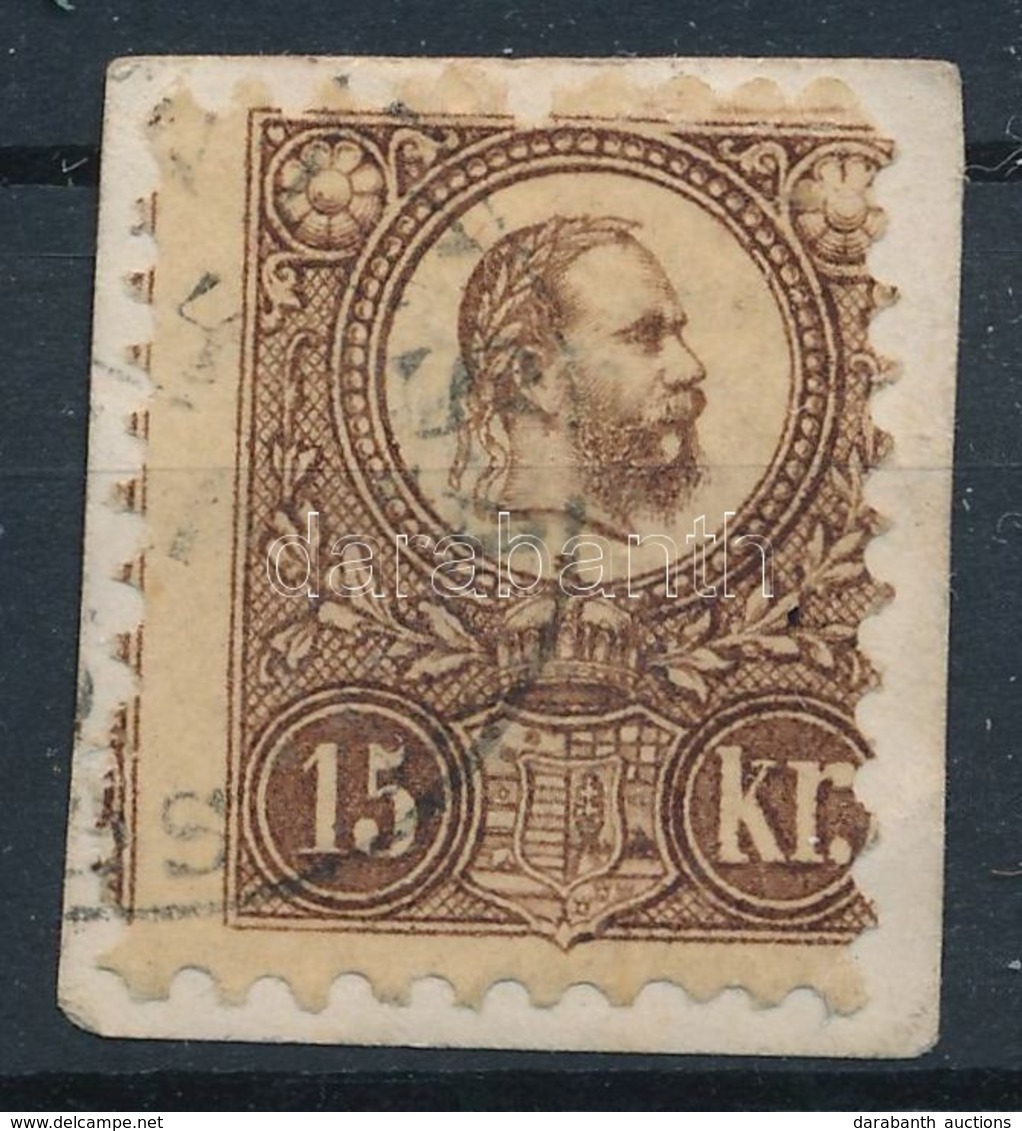 1871 Réznyomat 15kr Képbe Fogazva - Other & Unclassified