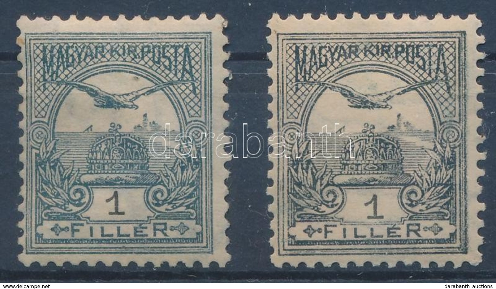 ** * 1900 Turul 1f Szürke és Ibolyaszürke - Other & Unclassified