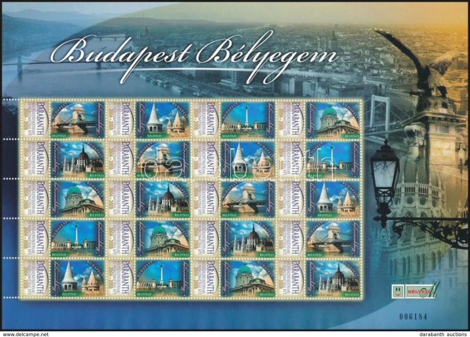 ** 2007 Budapest Bélyegem 2009-ben Megszemélyesített Teljes ív  (Darabanth) (13.500) - Other & Unclassified