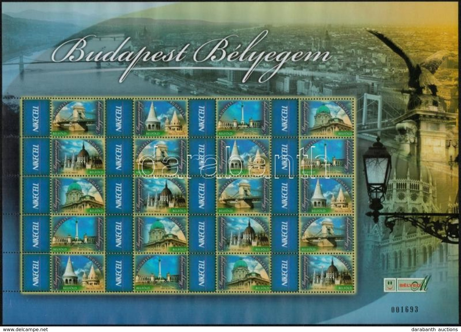 ** 2007 Budapest Bélyegem Megszemélyesített Teljes ív (13.500) - Other & Unclassified