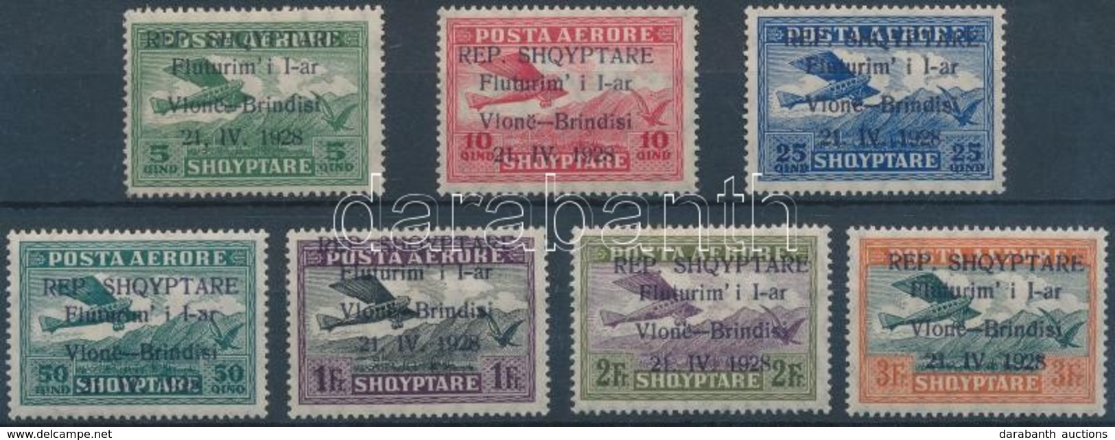 ** * 1928 Repül? Sor Mi 162-168 (162-164 Postatiszta) - Other & Unclassified