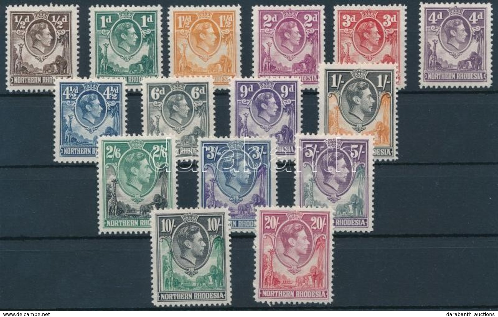 ** 1938 Forgalmi 15 érték Mi 26 C, 28, 30, 33, 35-45 - Other & Unclassified