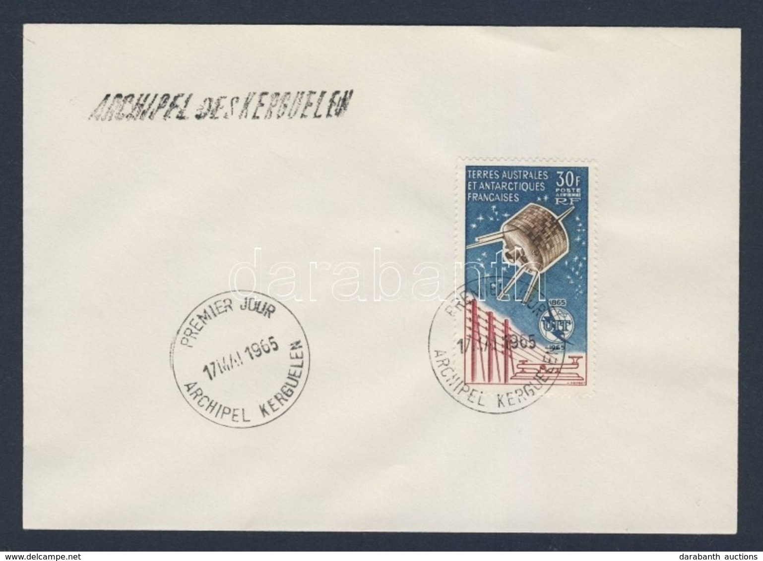 1965 100 éves A Nemzetközi Távközlési Unio FDC Mi 32 - Other & Unclassified