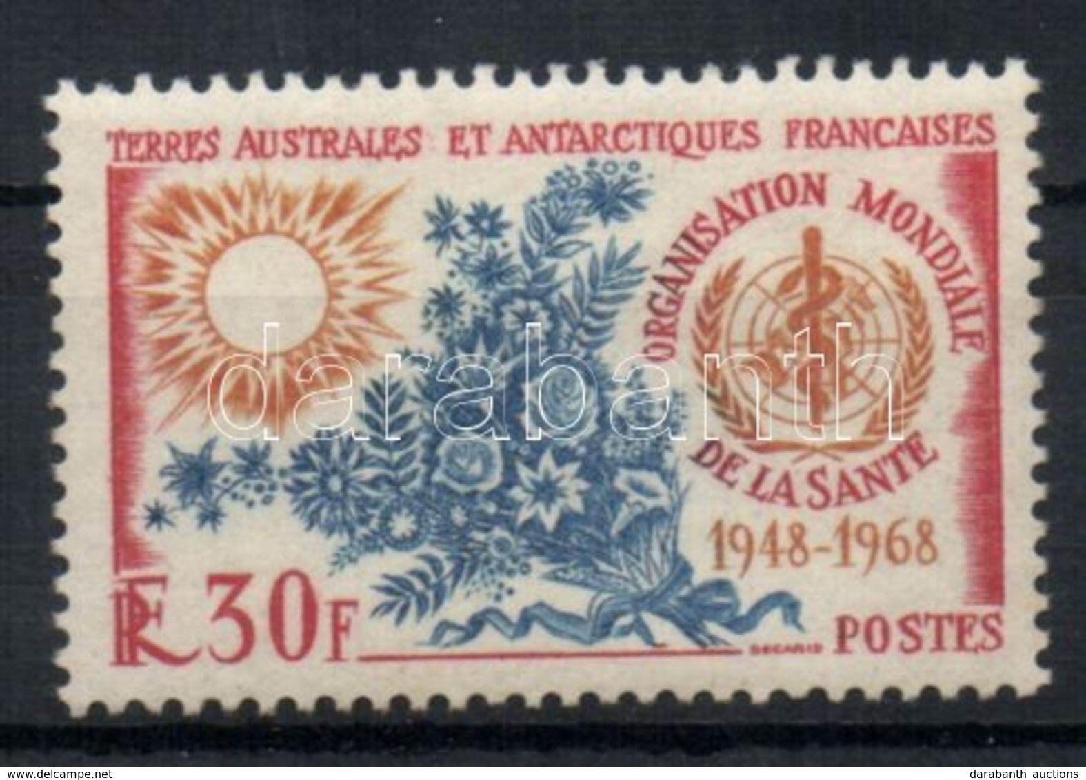 ** 1968 20 éves A WHO Mi 44 - Other & Unclassified