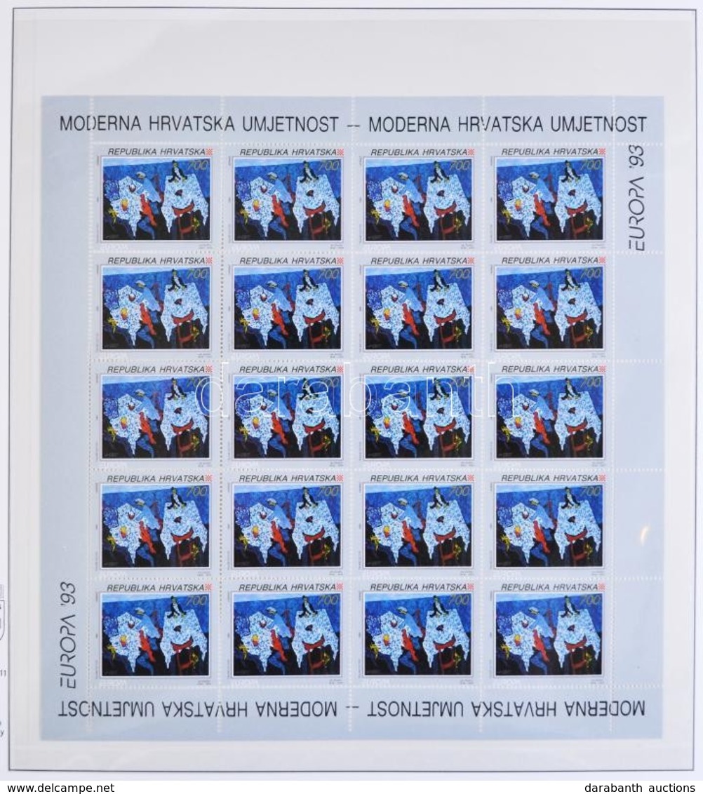 ** 1993 Europa CEPT Teljes ív Sor / Mi 240-242 Sheets - Other & Unclassified