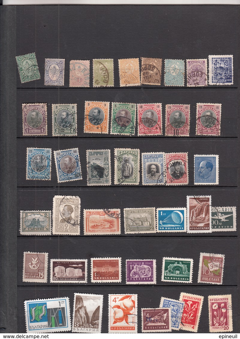 BULGARIE ° LOT DE 43 TIMBRES - Collections, Lots & Series