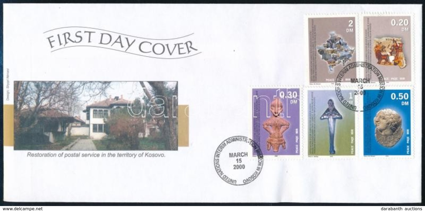 2000 Forgalmi Sor Mi 1-5 FDC-n - Other & Unclassified