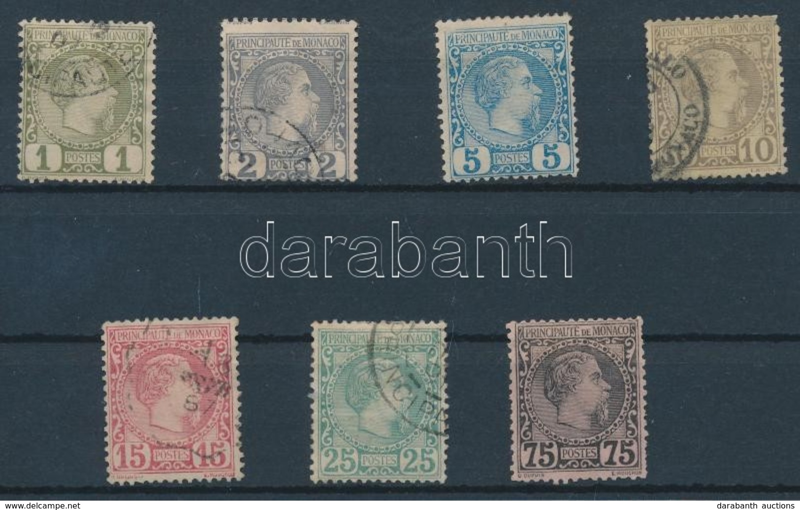 * O 1885 Forgalmi Mi 1-6 + 8 - Other & Unclassified