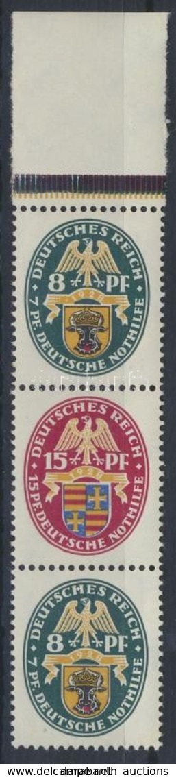 * 1928-1929 Segélybélyeg, Címer Füzetösszefüggés Mi S51 L - Other & Unclassified