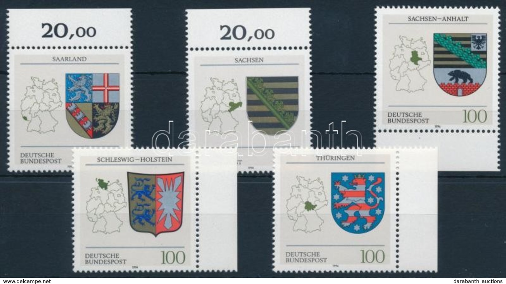 ** 1994 Címerek Sor Mi 1712-1716 - Other & Unclassified