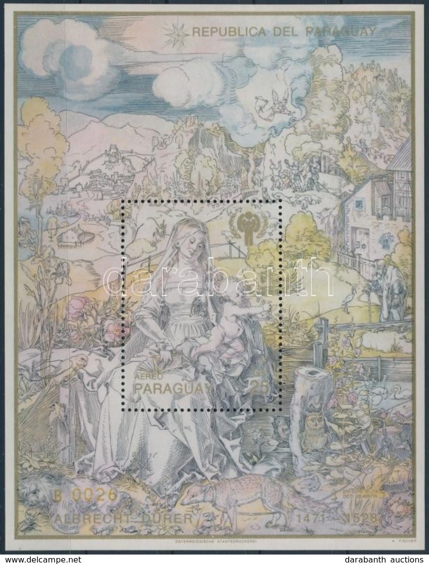 ** 1979 Festmény; Dürer Blokk Mi 339 - Other & Unclassified