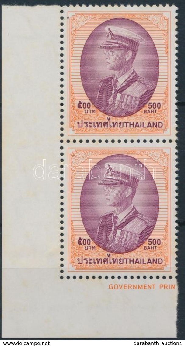 ** 1999 Bhumibol Király ívsarki Pár Mi 1940 (rozsda/stain) - Other & Unclassified