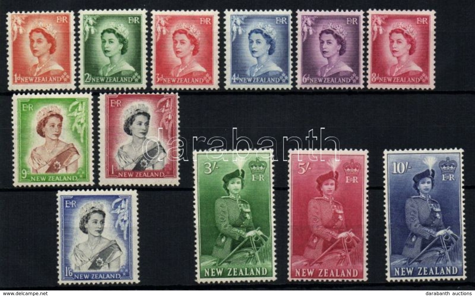 ** * 1953. Mi 333+335-345. (345 Falcos) - Other & Unclassified