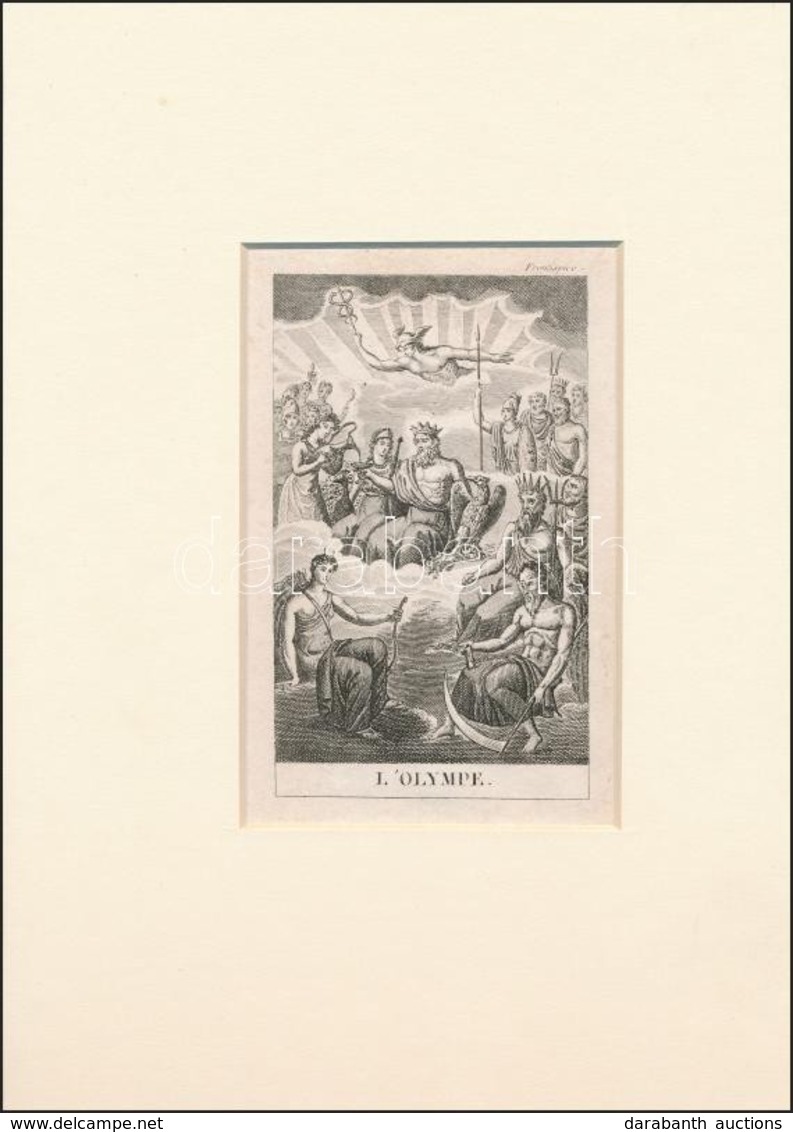 Cca 1880 2 Db Könyvillusztráció, Acélmetszet, Papír, Paszpartuban, 13×8 Cm - Prints & Engravings