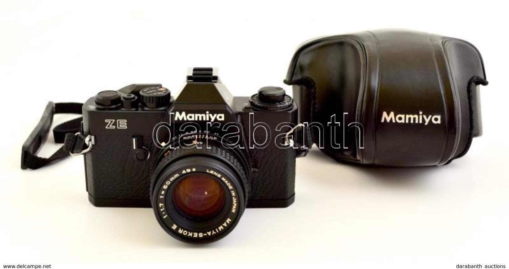 Mamiya ZE Filmes SLR Fényképez?gép, Mamiya-Sekor E F/1.7 50mm Objektívvel, Eredeti Tokjában és Dobozában, Szép állapotba - Cameras