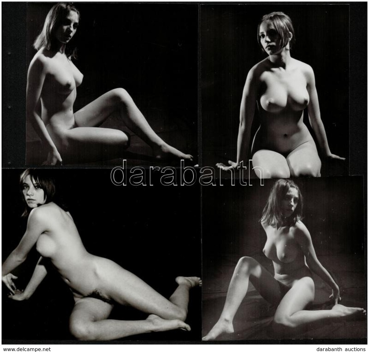 Cca 1970 Sötét Szoba Rejtett Titkai, 7 Db Vintage Fotó, 17x12 Cm és 15x8 Cm Között - Other & Unclassified