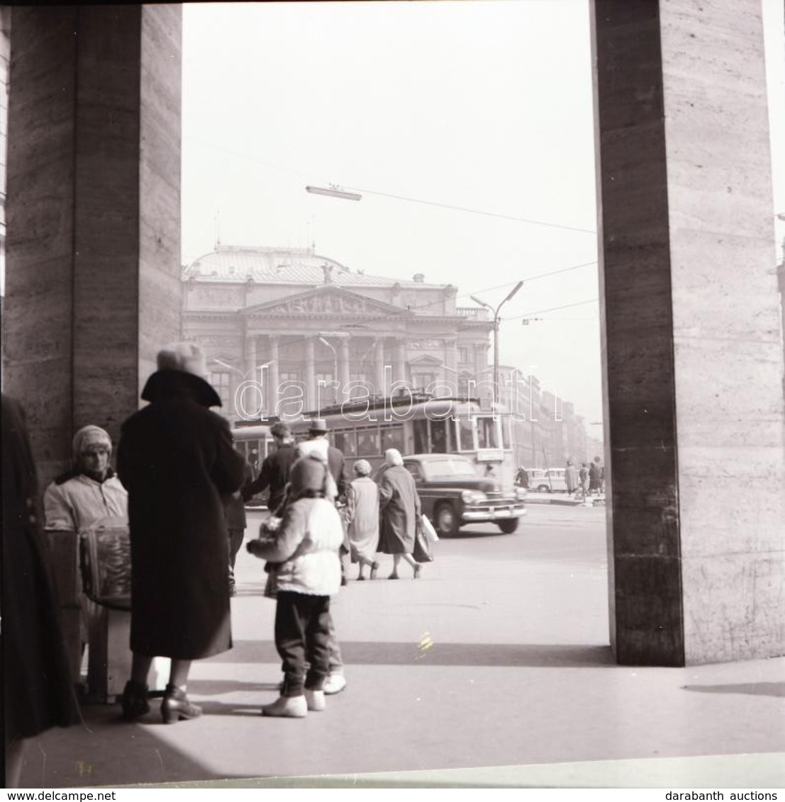 Cca 1965 Villamosok Budapesten, 3 Db Szabadon Felhasználható, Vintage Negatív, + 6 Db Vintage Fénykép, (a Negatívok és A - Altri & Non Classificati