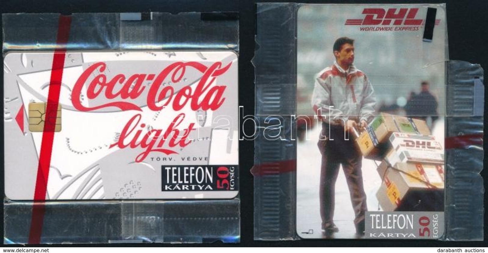 1993, 1994 Coca-Cola, DHL Használatlan
Telefonkártyák, Bontatlan Csomagolásban. - Unclassified