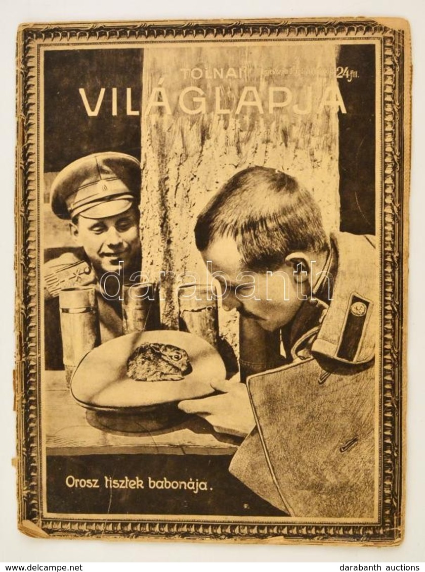 1915 Az Orosz Frontról Szóló Képes Tudósítások, Az Orosz Katonák ábrázolása A Tolnai Világlapja Képes Különszámában. - Other & Unclassified