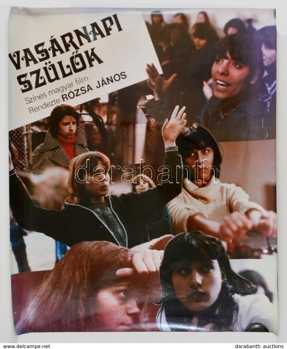 1979 Vasárnapi Szül?k, Magyar Film Nagyméret? Filmfotó, 60x50 Cm - Other & Unclassified