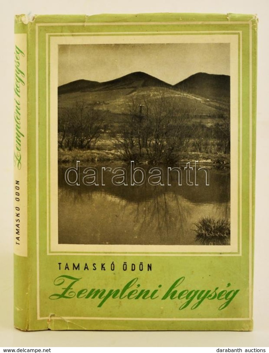 Tamaskó Ödön: A Zempléni-hegység. Bp., 1958, Bibliotheca. Kiadói Félvászon Kötés, Szakadt Papír Véd?borítóval, Egyébként - Unclassified