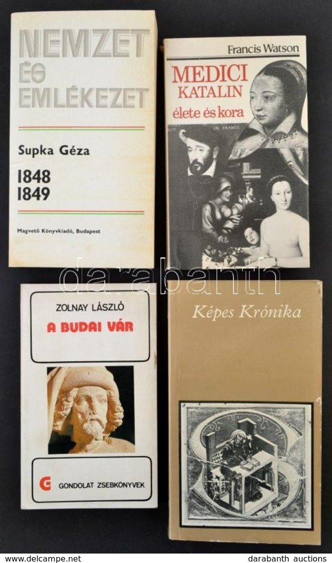 Vegyes Könyvtétel, 4 Db:
Képes Krónika. Fordította: Bellus Ibolya. A Kísér?tanulmányokat Dercsényi Dezs?, Kristó Gyula,  - Unclassified