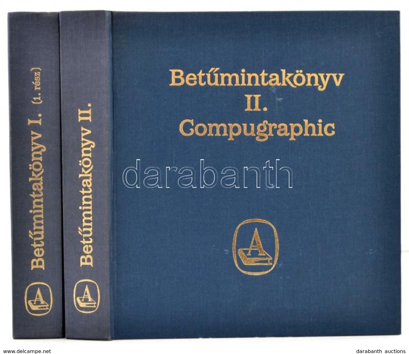 Bet?mintakönyv I-II. Kötet. Compugraphic. Bp.,én.,Athenaeum, 440+408 P. Kiadói Egészvászon-kötés. Három Kötetben Teljes. - Unclassified