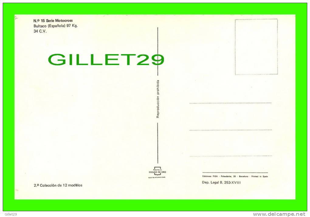 SPORT MOTO - JIM LEE POMEROY (U.S.A.) - SERIE MOTOCROSS No 15 - BULTACO, 97kg, 34c,v, - - Sport Moto
