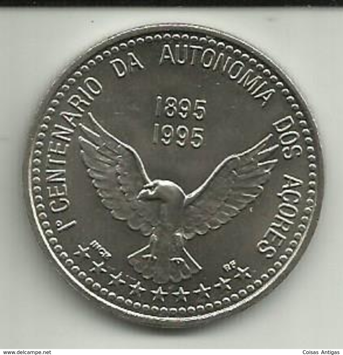 100 Escudos 1995 1º Cent. Autonomia Açores/Portugal - Portugal