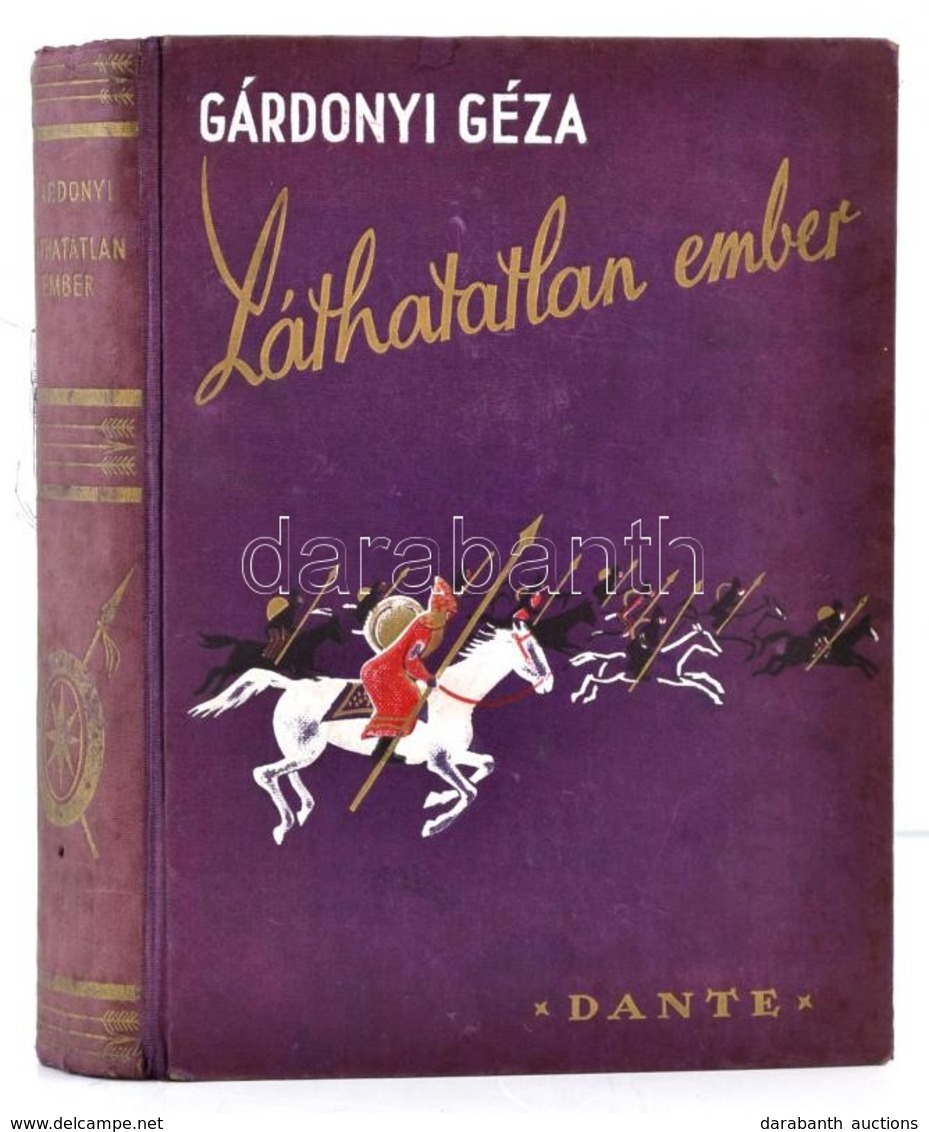 Gárdonyi Géza: A Láthatatlan Ember. Biczó András Rajzaival. Bp., Dante. Kiadói Egészvászon Kötés, Gerincnél Szakadt, Ajá - Unclassified