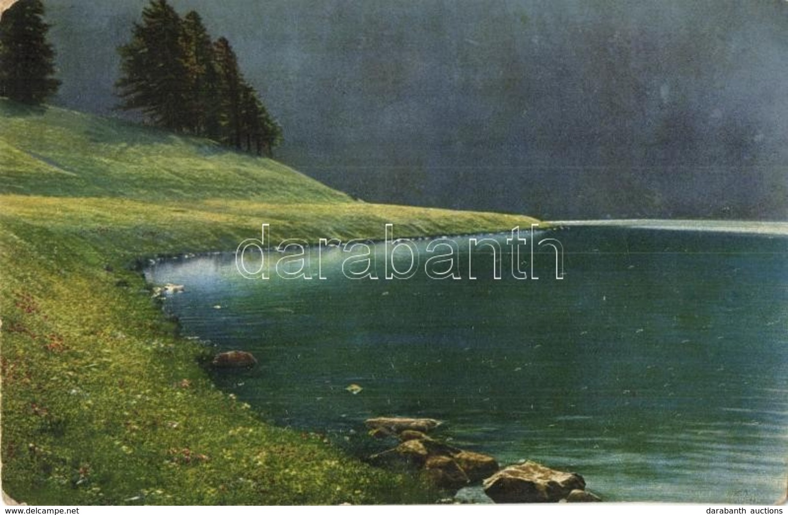 ** 8 Db Régi Megíratlan M?vészlap, Tájképek / 8 Pre-1945 Unused Art Postcards, Landscapes - Unclassified