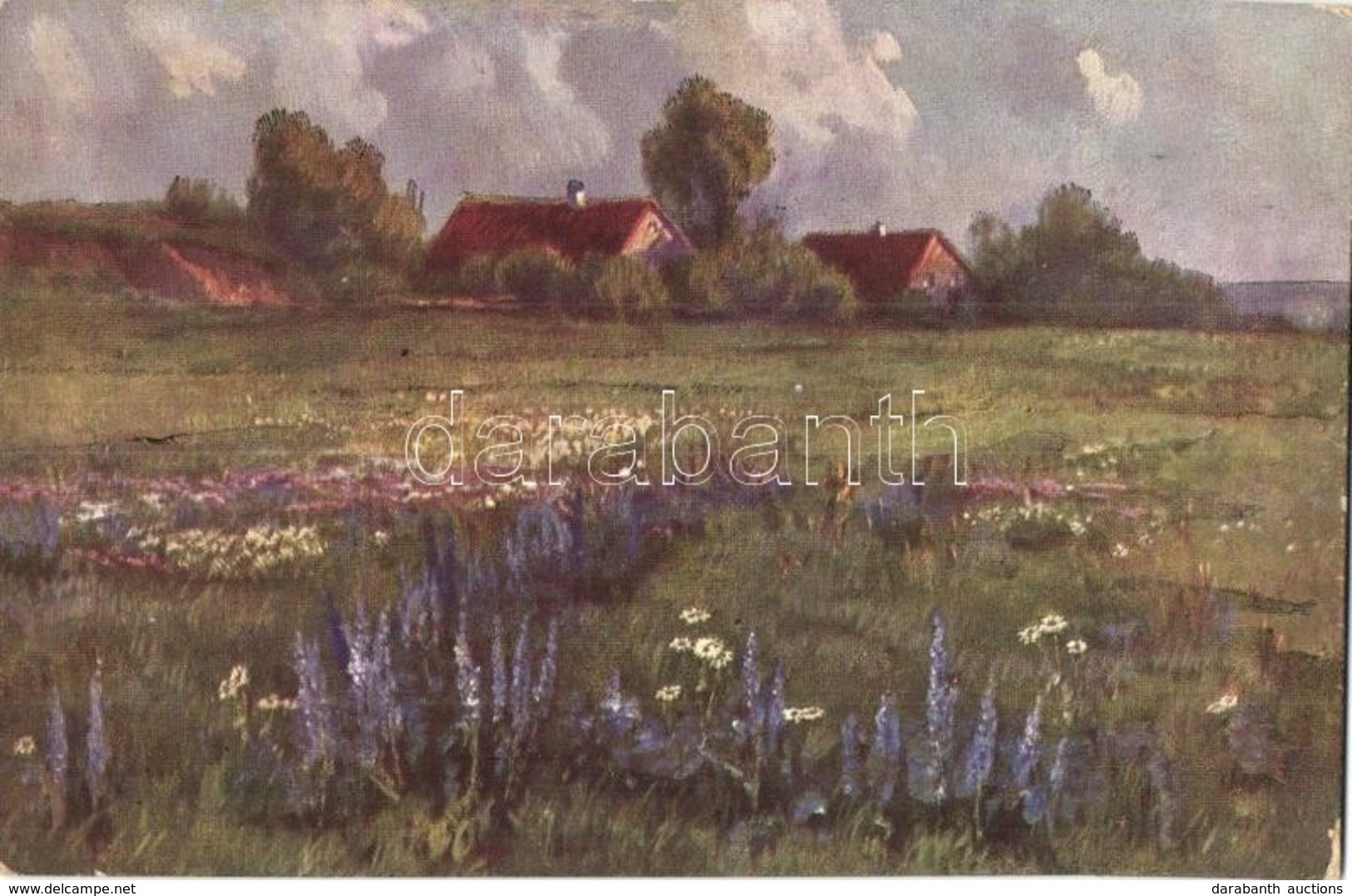 ** 5 Db Régi Megíratlan M?vészlap, Német Tájkép Sorozat / 5 Pre-1945 Unused Art Postcards, German Landscape Serie - Unclassified