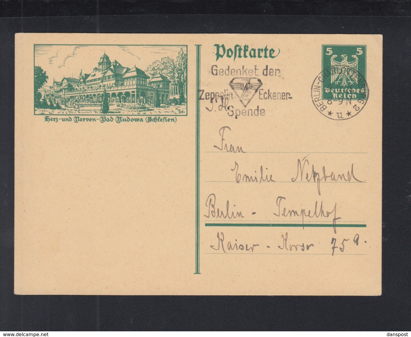 Dt. Reich Bild-PK 1926 Bad Kudowa Schlesien - Other & Unclassified