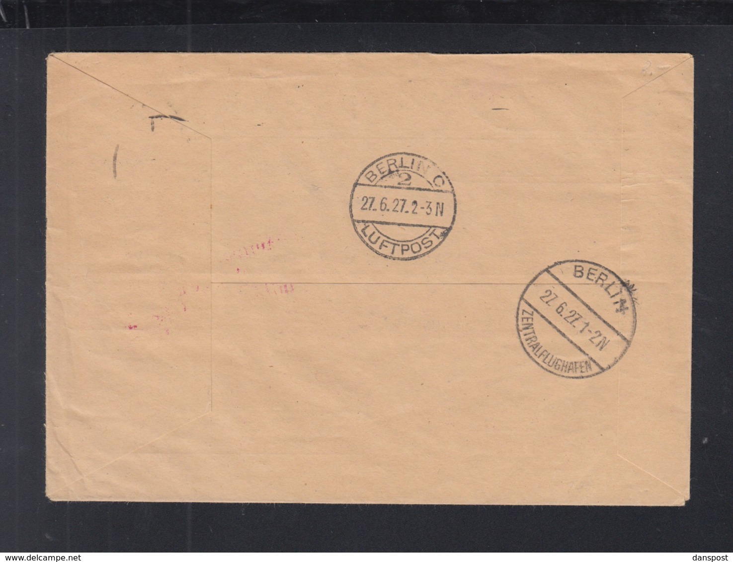 Dt. Reich Luftpost 1927 Tilsit Nach Berlin - Storia Postale