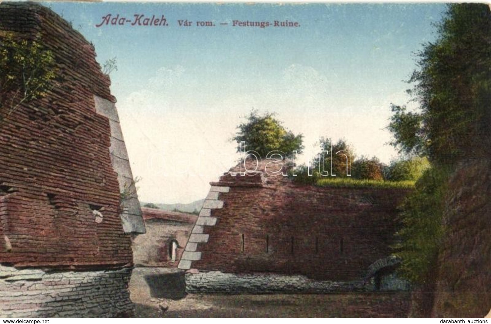 T2/T3 Ada Kaleh, Festungs-Ruine / Vár Rom / Castle Ruins (EK) - Unclassified