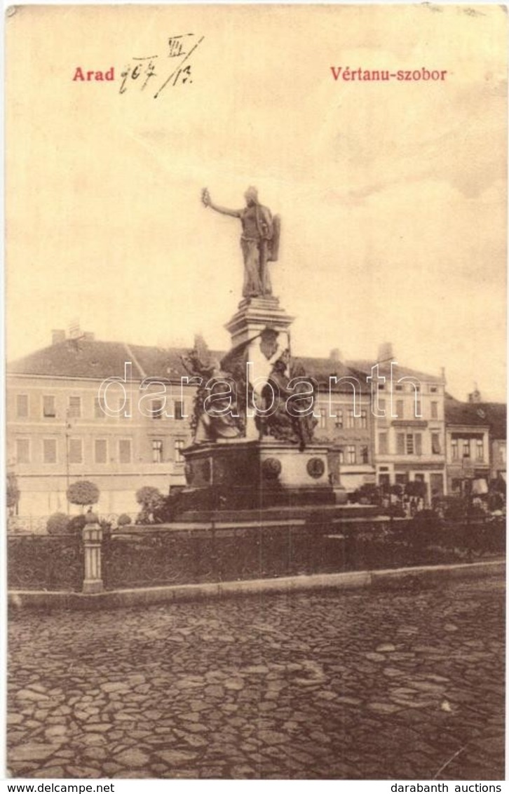 * T4 Arad, Vértanú Szobor. W.L. 481. / Martyrs' Statue (Rb) - Unclassified