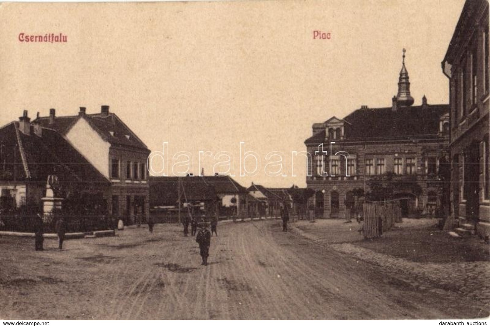 T2/T3 Csernátfalu, Cernatu (Négyfalu, Sacele); Piac. W. L. 250. St. K. Kiadása / Market Square (EK) - Non Classificati