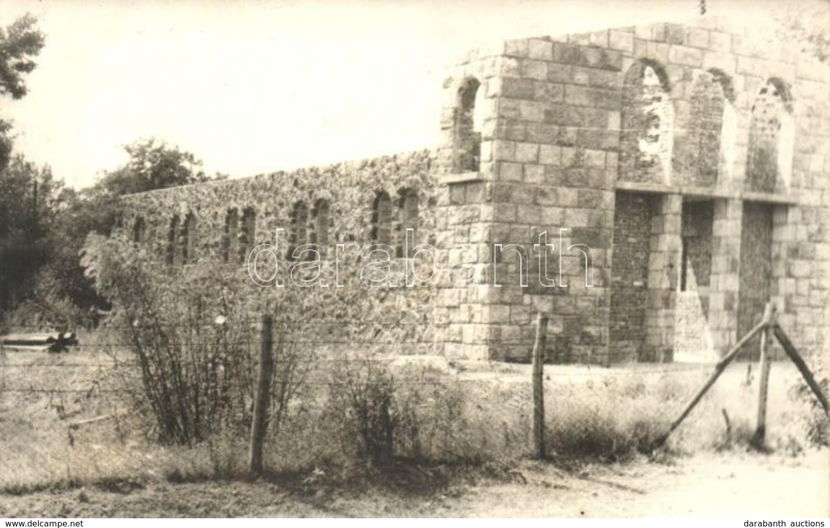 ** T2 Dálnok, Dalnic; Templom Alapfala / Foundation Walls Of The Church, Photo (non PC) - Non Classificati