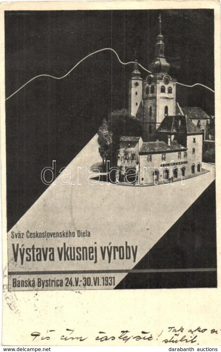 T2/T3 1931 Besztercebánya, Banská Bystrica; Svaz Ceskoslovenského Diela, Vystava Vkusnej Vyroby, Lekarna / Csehszlovák A - Unclassified