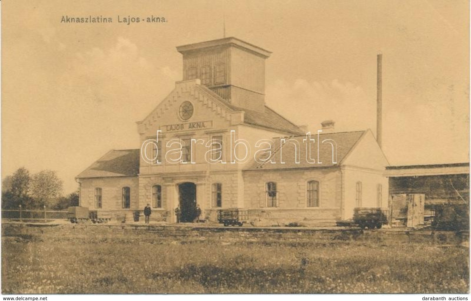 ** T1/T2 Aknaszlatina, Slatinské Doly, Solotvyno; Lajos Akna, Ipari Vasút / Mine, Industrial Railway - Unclassified