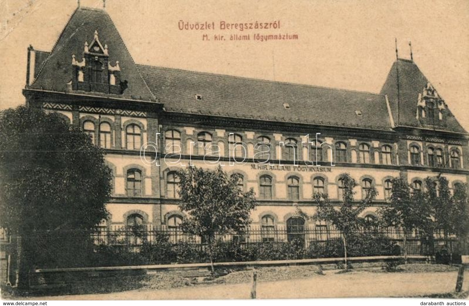 T3 Beregszász, Berehove; M. Kir. állami F?gimnázium. W. L. 1928. / Gymnasium, Grammar School (EB) - Unclassified