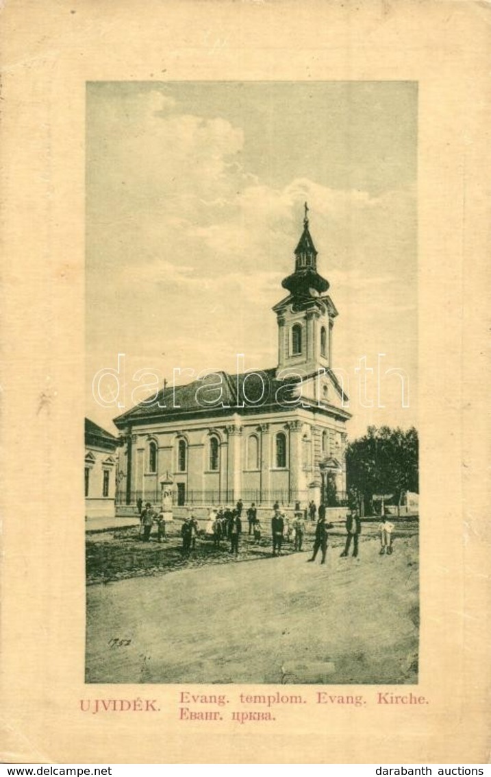 * T2/T3 Újvidék, Novi Sad; Evangélikus Templom. W. L. Bp. 266. / Evang. Kirche / Lutheran Church (Rb) - Unclassified