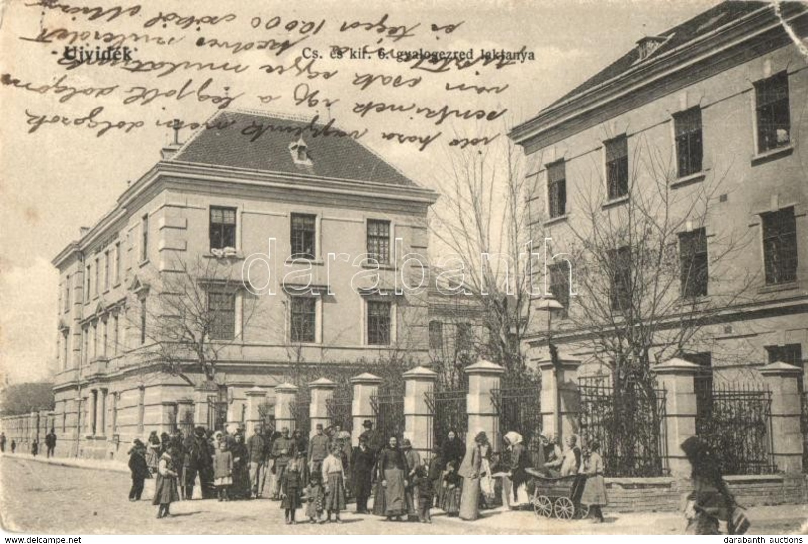 T2/T3 Újvidék, Novi Sad; Cs. és Kir. 6. Gyalogezred Laktanya / Infantry Military Barracks  (EK) - Unclassified