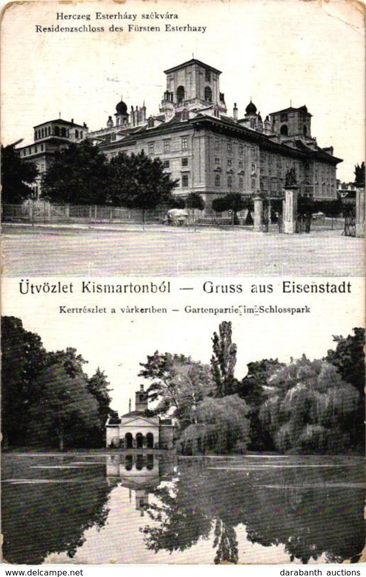 * T3 Kismarton, Eisenstadt; Herceg Eszterházy Székvára, Várkert / Castle, Garden (EB) - Unclassified