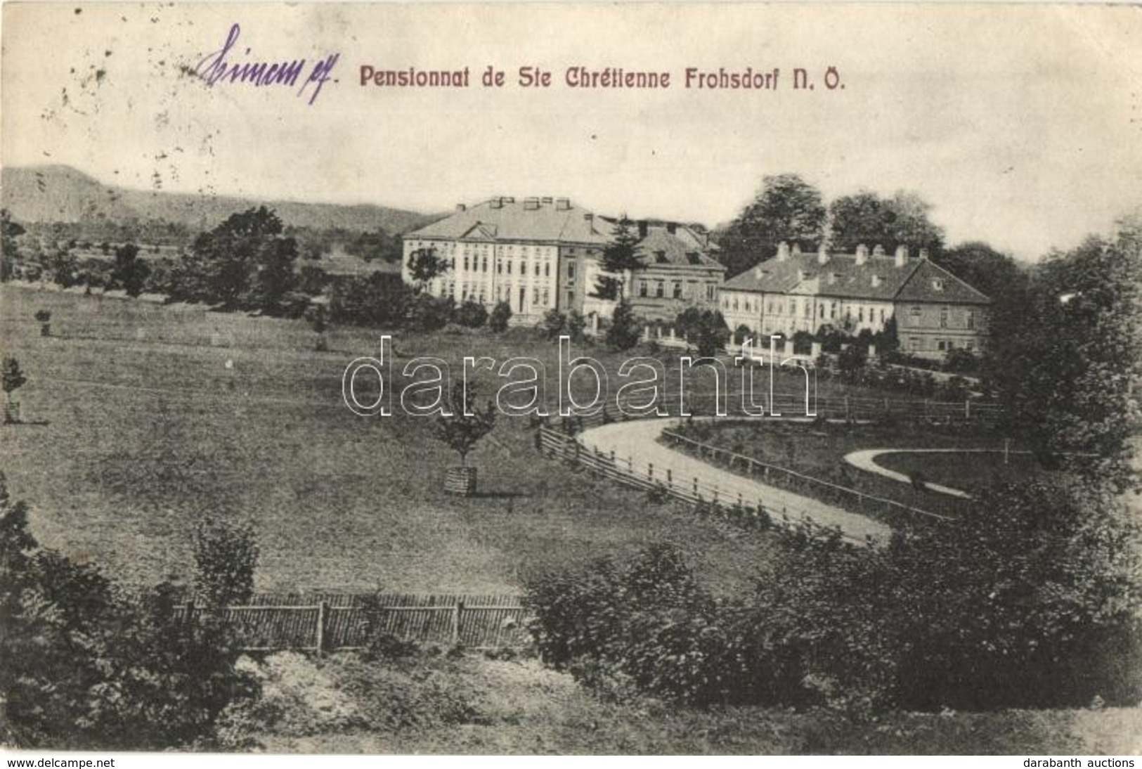 T2/T3 Lanzenkirchen, Pensionnat De Ste Chrétienne, Schloss Frohsdorf / Castle  (EK) - Unclassified
